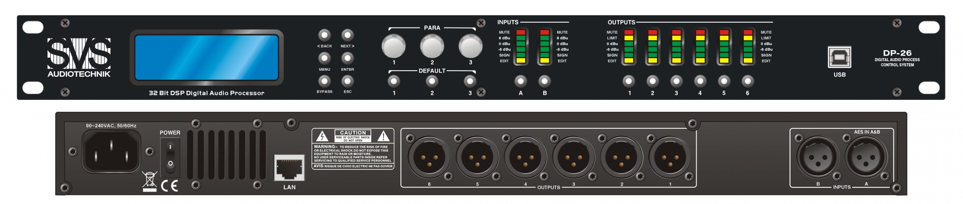 SVS Audiotechnik DP-26 Цифровой процессор: 2 входа 6 выходов в Курганской области
