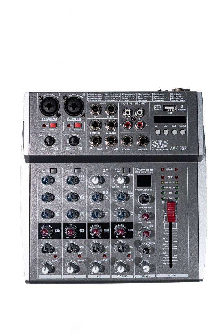 SVS Audiotechnik mixers AM-6 DSP Микшерный пульт аналоговый, 6-канальный SVS Audiotechnik mixers в Курганской области