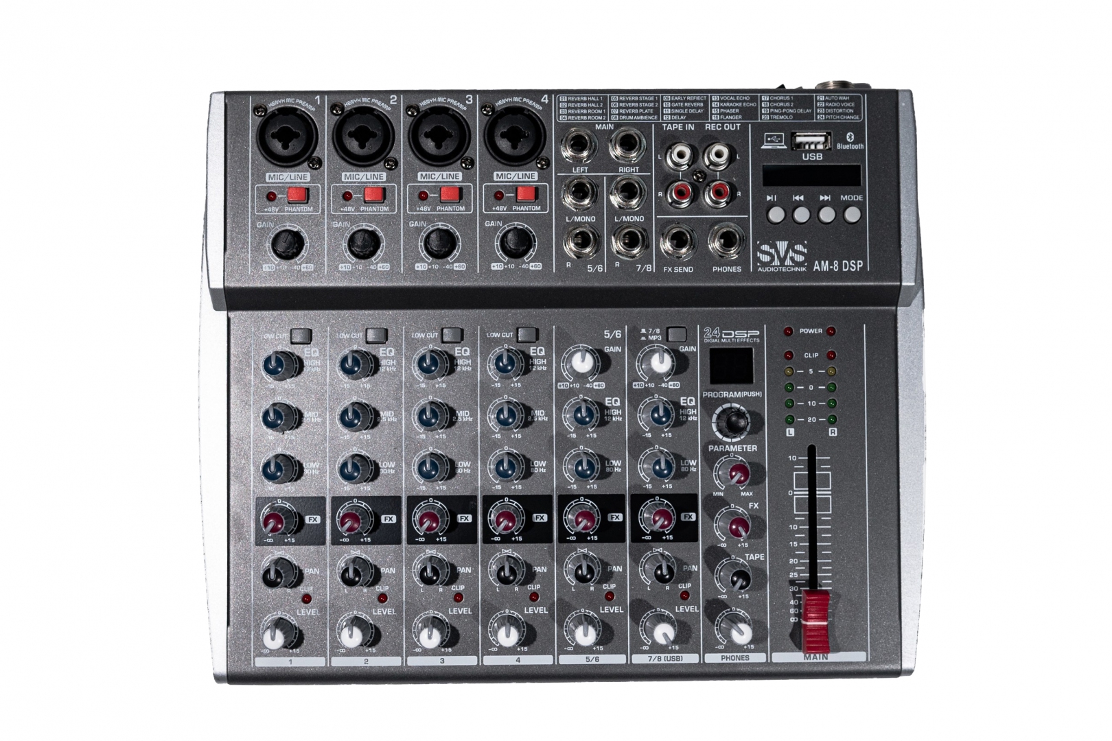 SVS Audiotechnik mixers AM-8 DSP Микшерный пульт аналоговый, 8-канальный в Курганской области